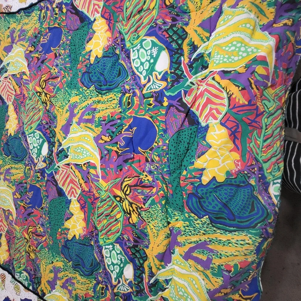 Sheridan Twin Comforter Ocean Tropical Fish Reversible Colorful Kids Bedding